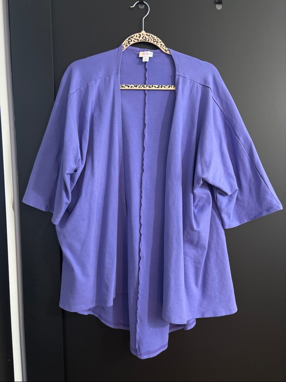 LuLaRoe Purple Open Front Top